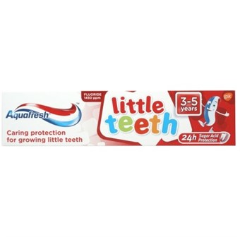 Aquafresh Gentle Mint - Little Teeth - 3-5 år - 50 ml