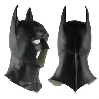 Batman Mask - Tillverkad i latex - Fulltäckande - Bruce Wayne - Vuxen
