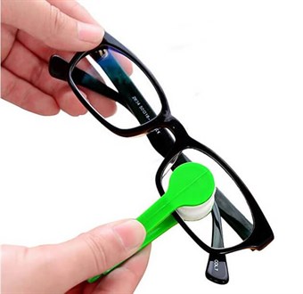 Bärbar Glasögonrengöring - Dubbelsidig - Mikrofiber