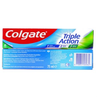 Colgate Tandkräm Triple Action - 75 ml