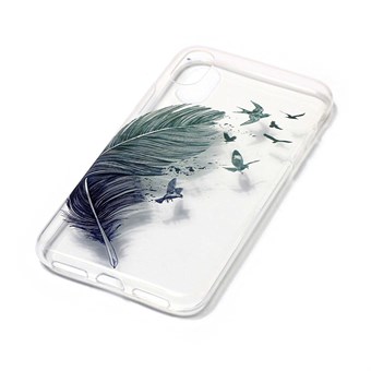 Fin designöverdrag i mjuk TPU-plast för iPhone X / iPhone Xs - Fåglar
