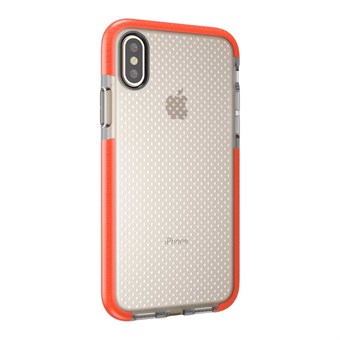 Perfekt glasskydd i TPU-plast och silikon för iPhone X / iPhone Xs - Orange