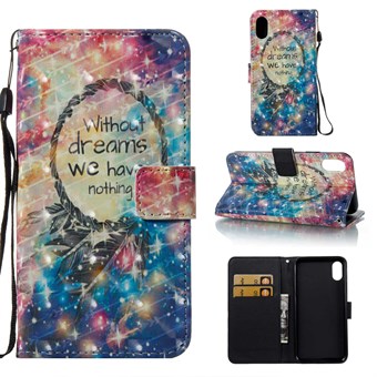 Star Light Case med korthållare för iPhone X / iPhone Xs - Color Dream
