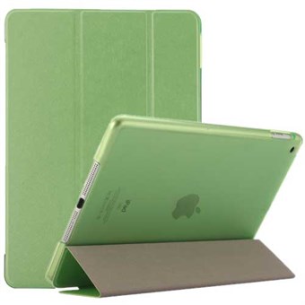 Silky Trifold-fodral i imitationläder för iPad Air och iPad 9.7 "- grön