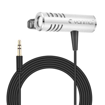 Professionell Lavalier mikrofon med 1,8 m kabel för Smartphone och PC