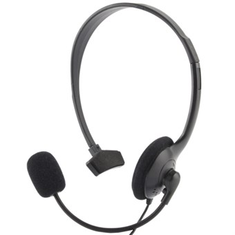 Spelhörlurar med enkel öron och mikrofon. för PS4
