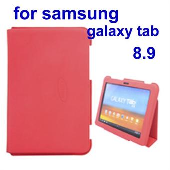 Exklusivt fodral för Samsung Tab 8.9 (röd)