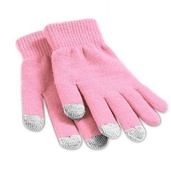 3 Finger Touch Glove - Rosa
