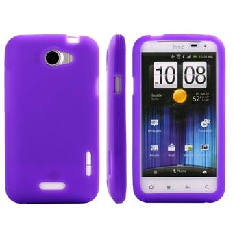 Mjuk silikon HTC ONE X (lila)
