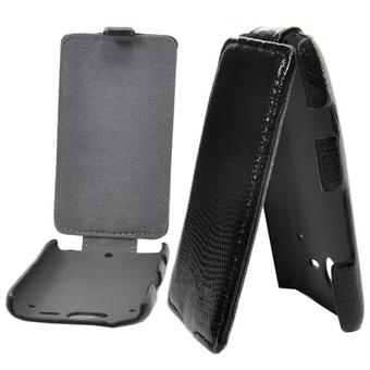 Billigt läderfodral till HTC ChaCha (svart)