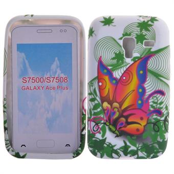 Motivfodral för Galaxy ACE Plus (Butterfly)