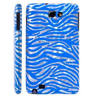 Galaxy Note Zebra skal (blå)