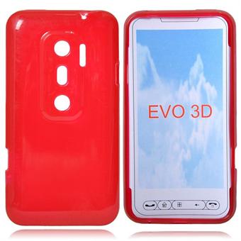 Silikonskydd till HTC EVO 3D (röd)