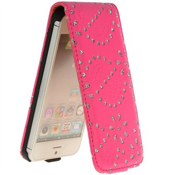 Bling Bling Diamond-fodral för iPhone 5 / iPhone 5S / iPhone SE 2013 (Magenta)