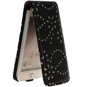 Bling Bling Diamond-fodral för iPhone 5 / iPhone 5S / iPhone SE 2013 (svart)