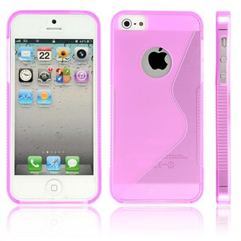Stift silikonskal till iPhone 5 / iPhone 5S / iPhone SE 2013 (rosa)