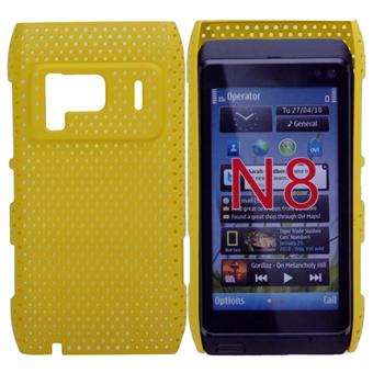 Nätskydd till Nokia N8 (gul)