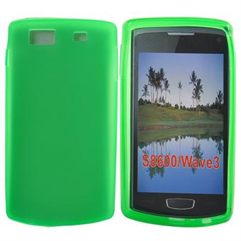 Samsung Wave 3 silikon (grön)