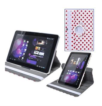 Hundmönsterfodral för Tab 10.1 (vit)