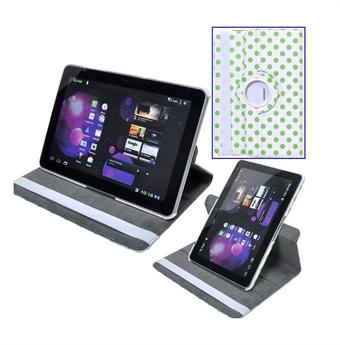 Hundmönsterfodral för Tab 10.1 (vit/grön)