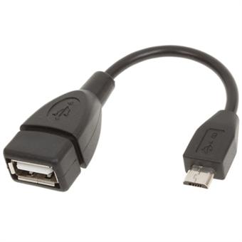 USB Host OTG Kabel Micro USB till Hon USB för Android