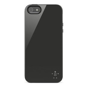 Belkin iPhone 5 / iPhone 5S / iPhone SE 2013 silikonskal (Brun-svart)