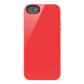 Belkin iPhone 5 / iPhone 5S / iPhone SE 2013 silikonskal (röd)