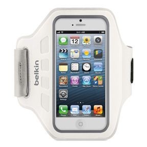 Belkin iPhone 5 EasyFit armband - vitt