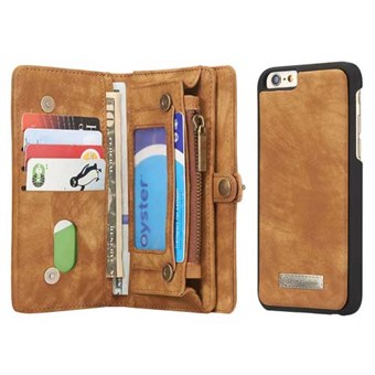 CaseMe Flap Plånbok till iPhone 6 / 6S - Brun