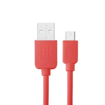 HAWEEL Micro USB-kabel - Röd