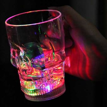 Crystal Skull LED-glas 400 ML