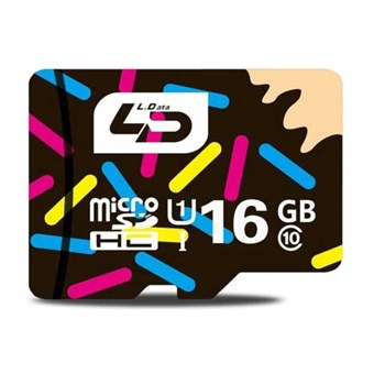 TF/Micro SDHC minneskort - 16GB