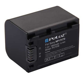 PULUZ® NP-FV70 Batteri 1800 mAh för Sony