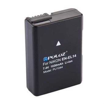 PULUZ® EN-EL14 Batteri 1030 mAh för Nikon