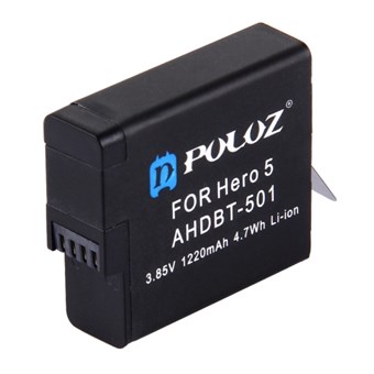 Puluz® batteri 3,85V 1220mAh för HERO 7 Svart / HERO 7 Vit / HERO 7 Silver / HERO 6 / HERO 5