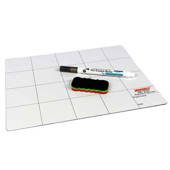 JAKEMY® - Magnetisk matta med penna och suddgummi - 25 cm x 20 cm