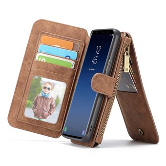 CaseMe Flip Wallet för Samsung Galaxy S9 - Brun
