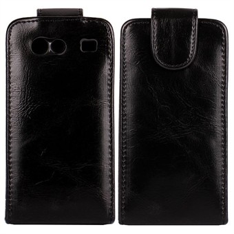 Magnetisk läderfodral Galaxy S Advance (svart)