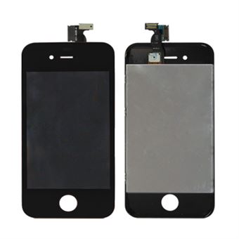 Komplett iPhone 4 skärmklass A - svart