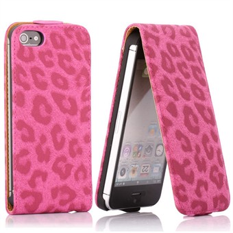 Tiger Dots iPhone 5 / iPhone 5S / iPhone SE 2013 fodral (rosa)