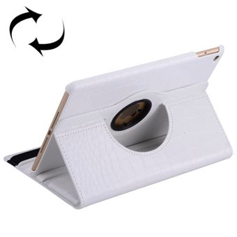 Crocodile Rotating Case för iPad Air 2 (vit)