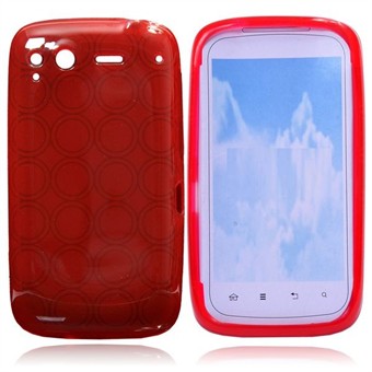HTC Salsa C510 silikonskydd (röd)