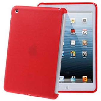 Silikonbaksida till Smart Cover iPad Mini 1/2/3 (röd)
