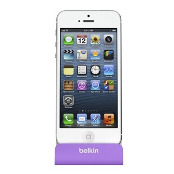 Belkin iPhone Dockningsstation med USB-kabel - Lila
