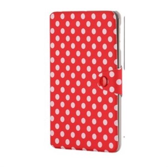 Prickmönster iPad Mini 1-fodral (röd)