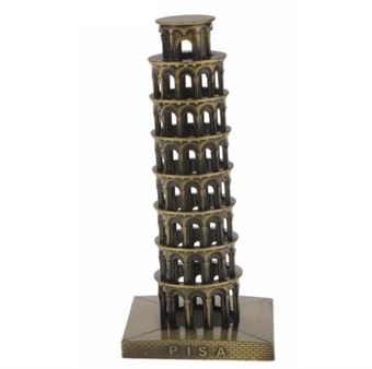 Det lutande tornet i Pisa - 15,5 cm - Dekorativ figur