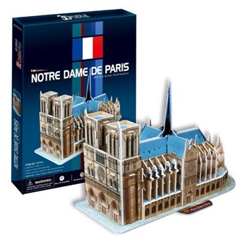 Notre Dame 3D-pussel - 40 bitar