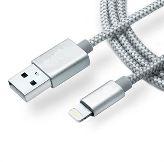 Lightning 3A kabel 2 m för iPhone/ iPad/ iPod