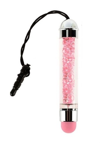 Liten Diva Touch Pen med jackstickkontakt (rosa)