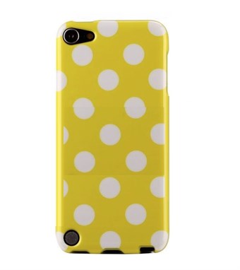 IPod Touch 5/6 Cover Dots (gul, vit)